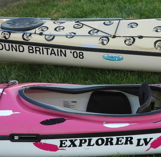 Explorer-LV Round Britain Cath Tanner expedition sea kayak slim paddler