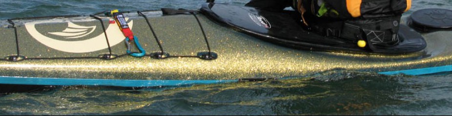 NDK Explorer gold glitter custom artwork British Sea Kayaks