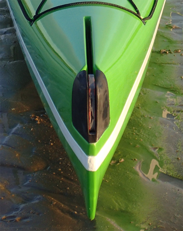 British Sea Kayaks Quantum detail of rudder