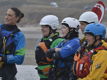 Coaching sea kayak leaders