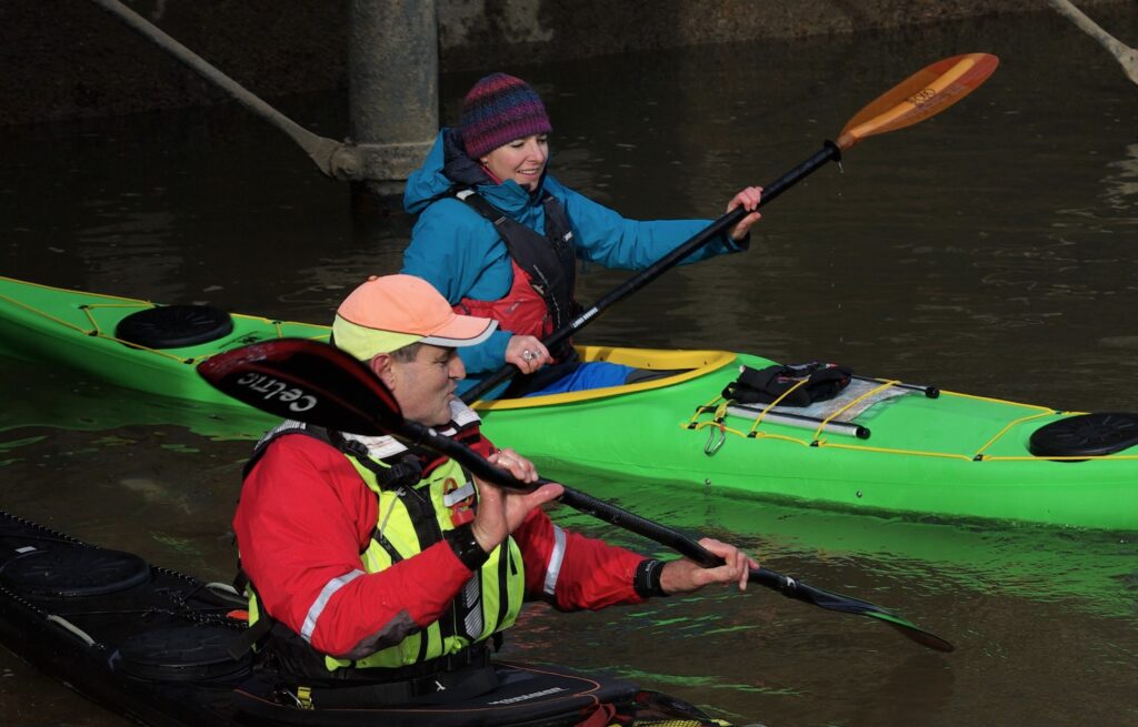 One-to-one coaching session in Plymouth with Rick Cooper from British Sea Kayaks